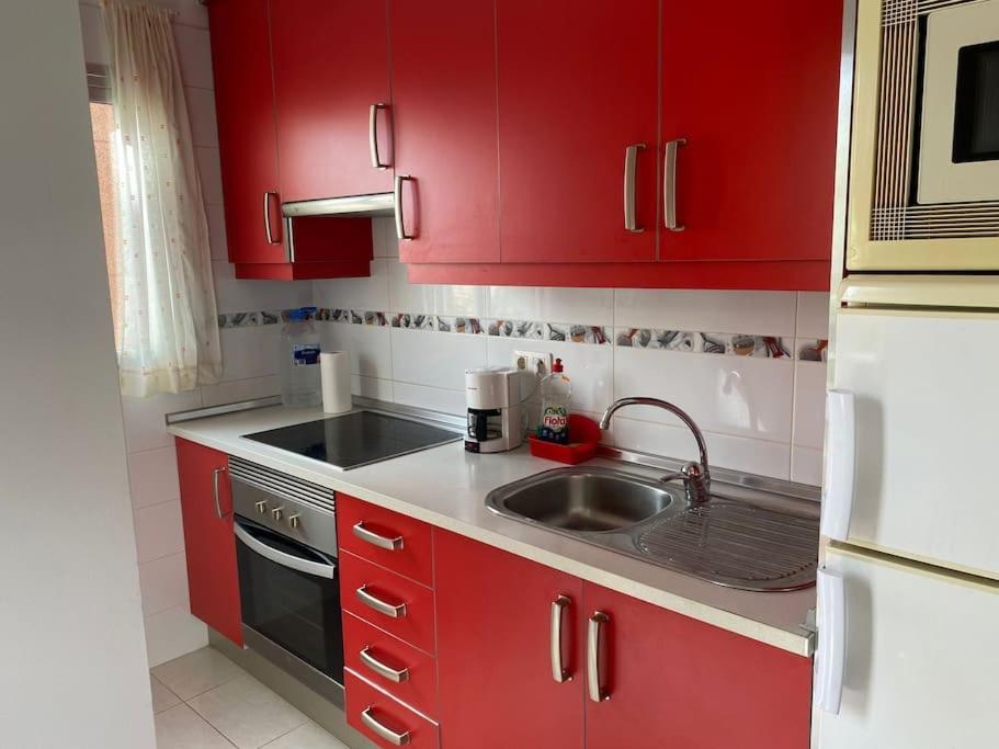 Seaside Apartment With Balcony Las Galletas Buitenkant foto